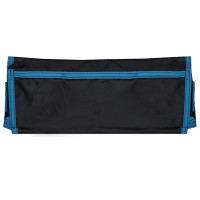 Produktbild för Förvaringspåse med lagring Svart och blå 140 x 43 cm oxford