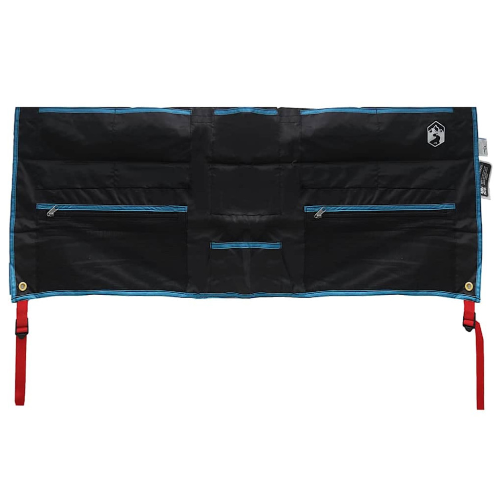 Produktbild för Förvaringspåse med lagring Svart och blå 98 x 47 cm oxford