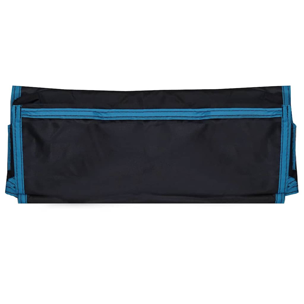 Produktbild för Förvaringspåse med lagring Svart och blå 98 x 47 cm oxford