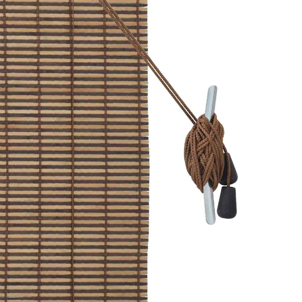 Produktbild för Rullgardin Brun 150 x 220 cm Bambu