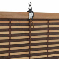 Produktbild för Rullgardin Brun 150 x 220 cm Bambu