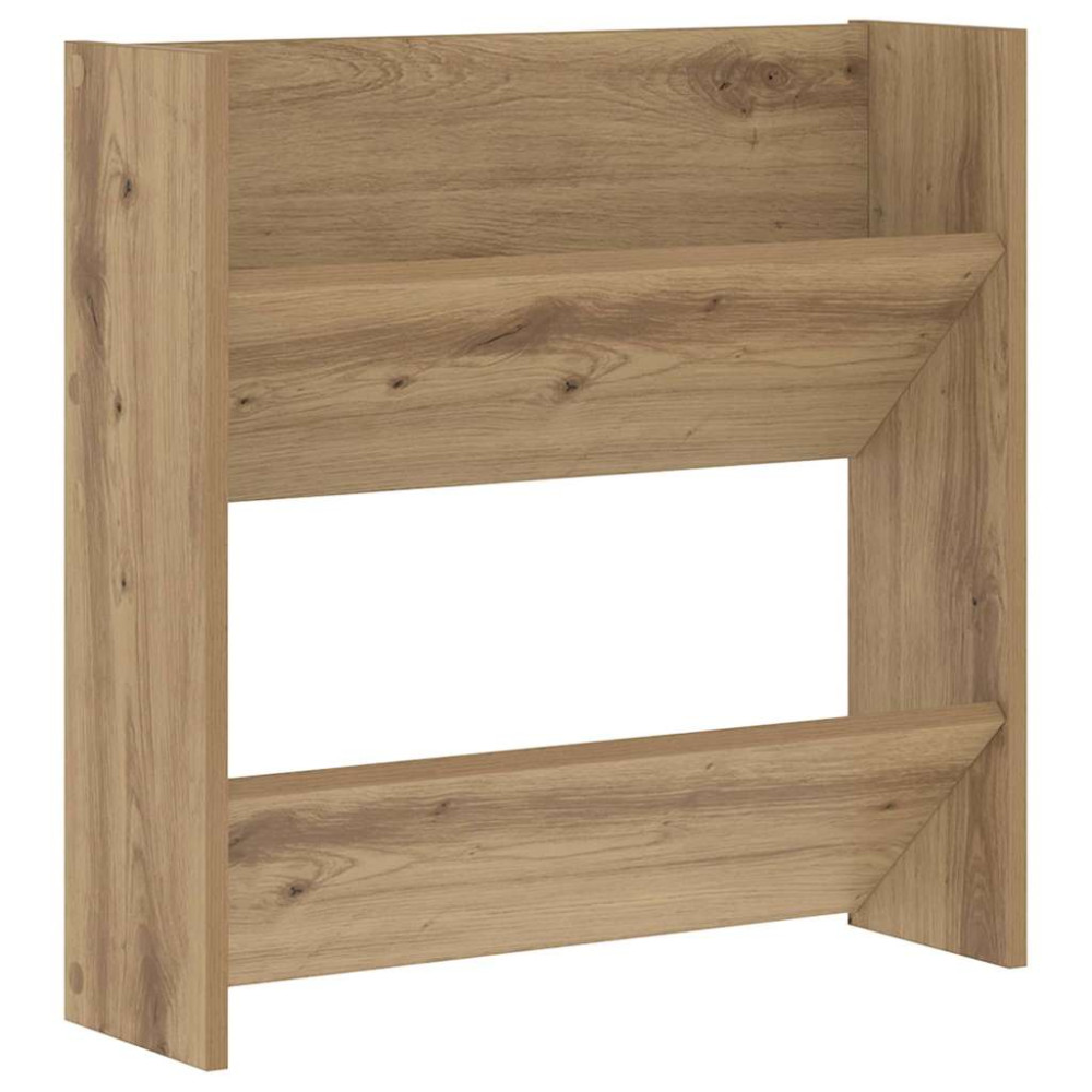 Produktbild för Skoskåp med hylla Artisan Ek 60 x 18 x 60 cm Konstruerat trä