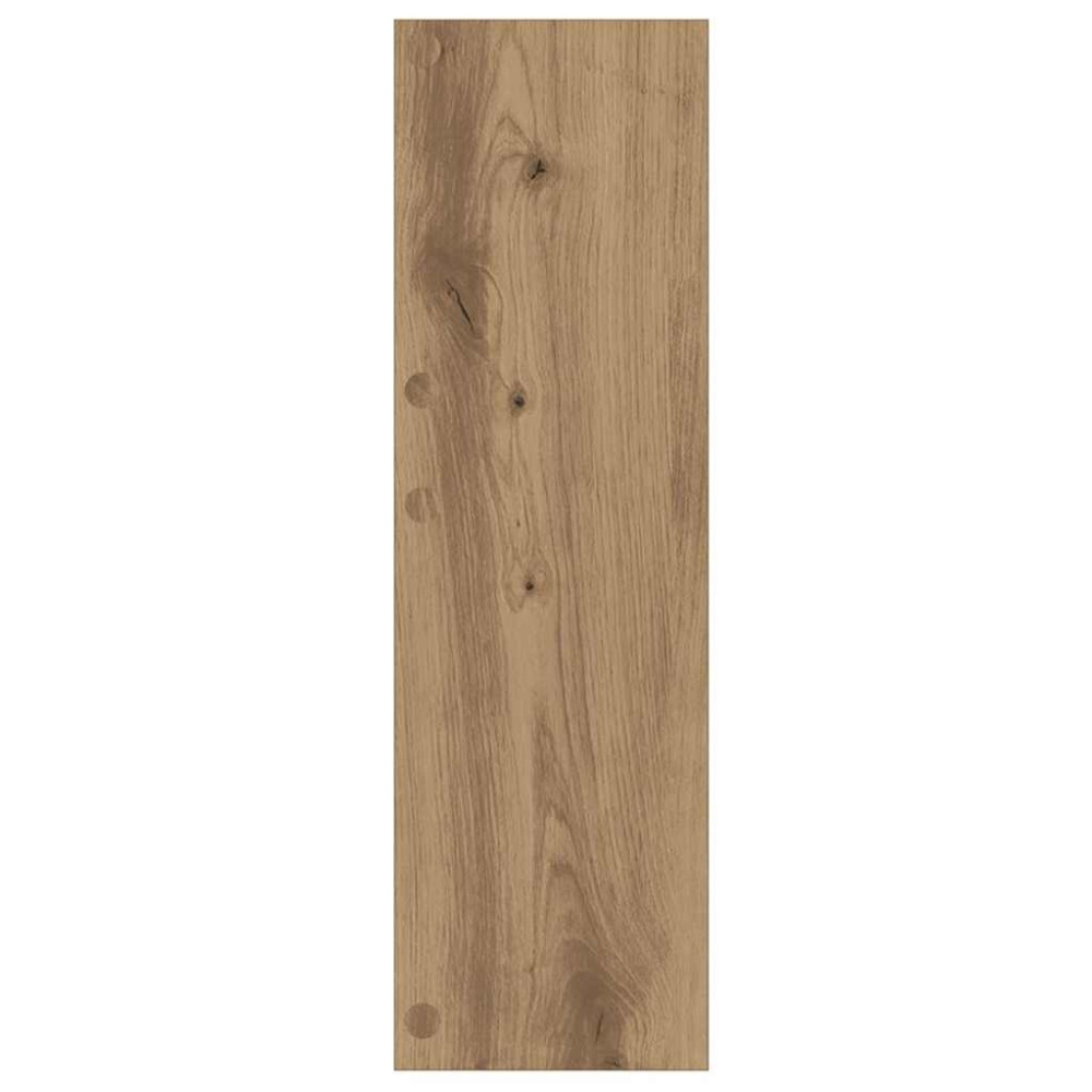 Produktbild för Skoskåp med hylla Artisan Ek 60 x 18 x 60 cm Konstruerat trä