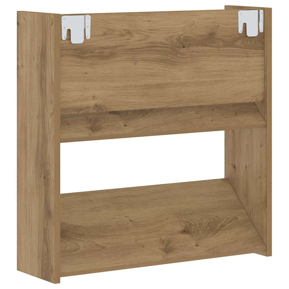 Produktbild för Skoskåp med hylla Artisan Ek 60 x 18 x 60 cm Konstruerat trä
