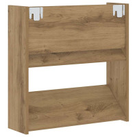 Produktbild för Skoskåp med hylla Artisan Ek 60 x 18 x 60 cm Konstruerat trä