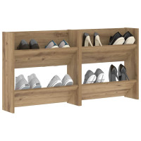 Produktbild för Skoskåp 2 pcs Artisan Ek 60 x 18 x 60 cm Konstruerat trä