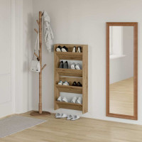 Produktbild för Skoskåp 2 pcs Artisan Ek 60 x 18 x 60 cm Konstruerat trä
