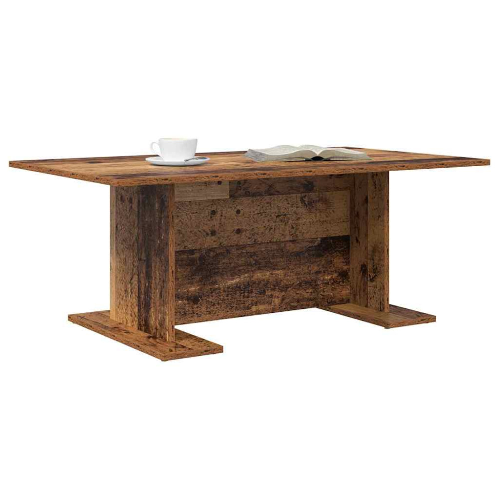 Produktbild för Kaffeebord Gammalt trä 103.5 x 60 x 40 cm Konstruerat trä
