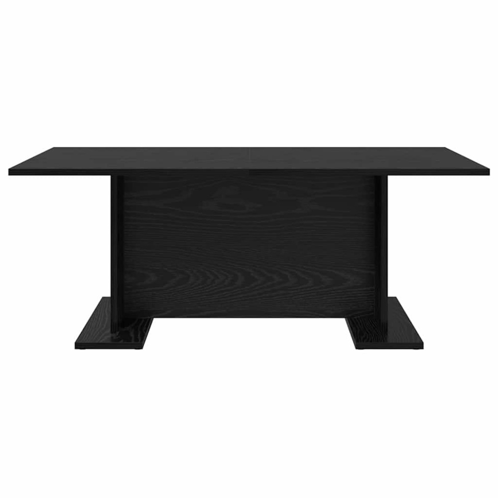 Produktbild för Kaffeebord Svart ek 103.5 x 60 x 40 cm Konstruerat trä
