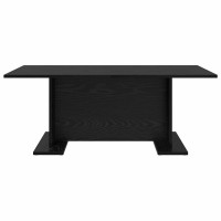 Produktbild för Kaffeebord Svart ek 103.5 x 60 x 40 cm Konstruerat trä