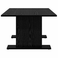 Produktbild för Kaffeebord Svart ek 103.5 x 60 x 40 cm Konstruerat trä