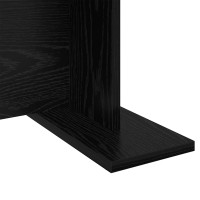 Produktbild för Kaffeebord Svart ek 103.5 x 60 x 40 cm Konstruerat trä