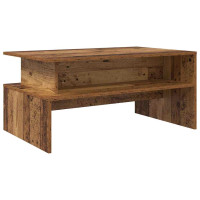 Produktbild för Kaffeebord Gammalt trä 90 x 55 x 42,5 cm Konstruerat trä
