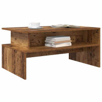 Produktbild för Kaffeebord Gammalt trä 90 x 55 x 42,5 cm Konstruerat trä