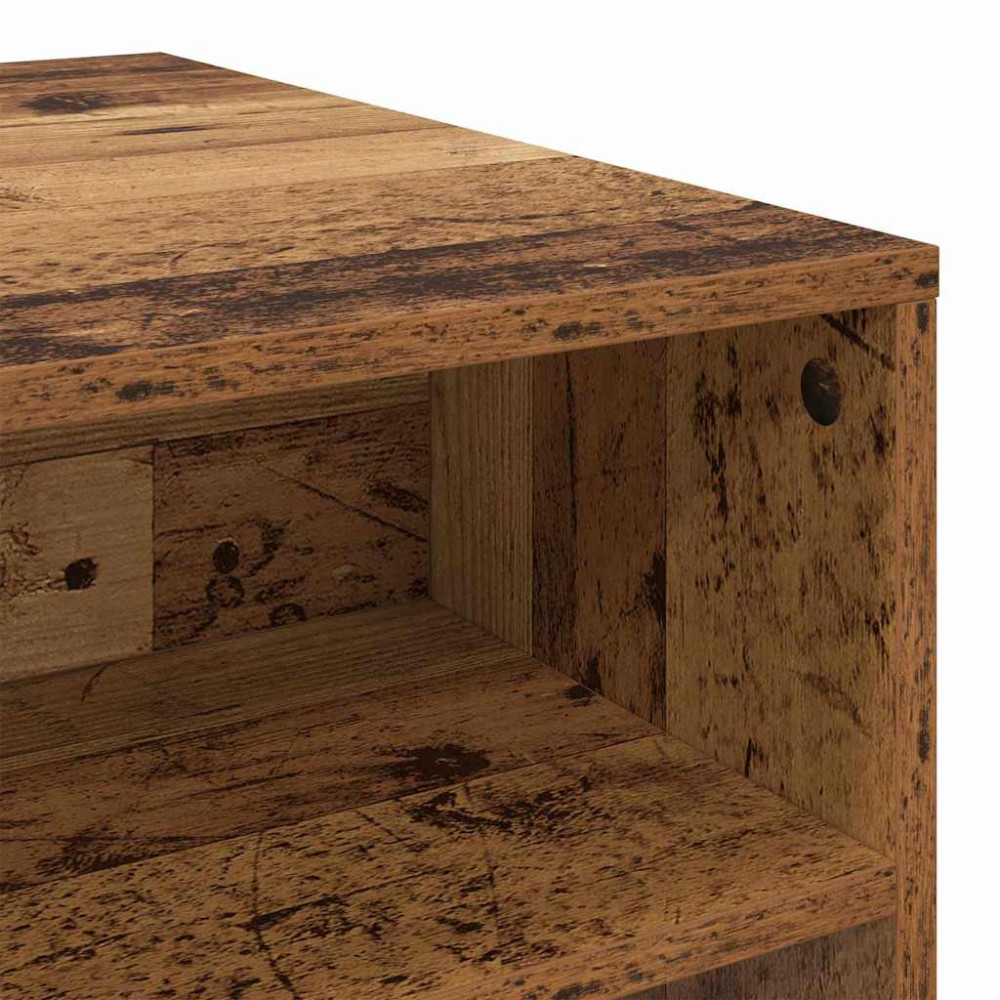 Produktbild för Kaffeebord Gammalt trä 90 x 55 x 42,5 cm Konstruerat trä