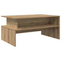 Produktbild för Kaffeebord Artisan Ek 90 x 55 x 42,5 cm Konstruerat trä