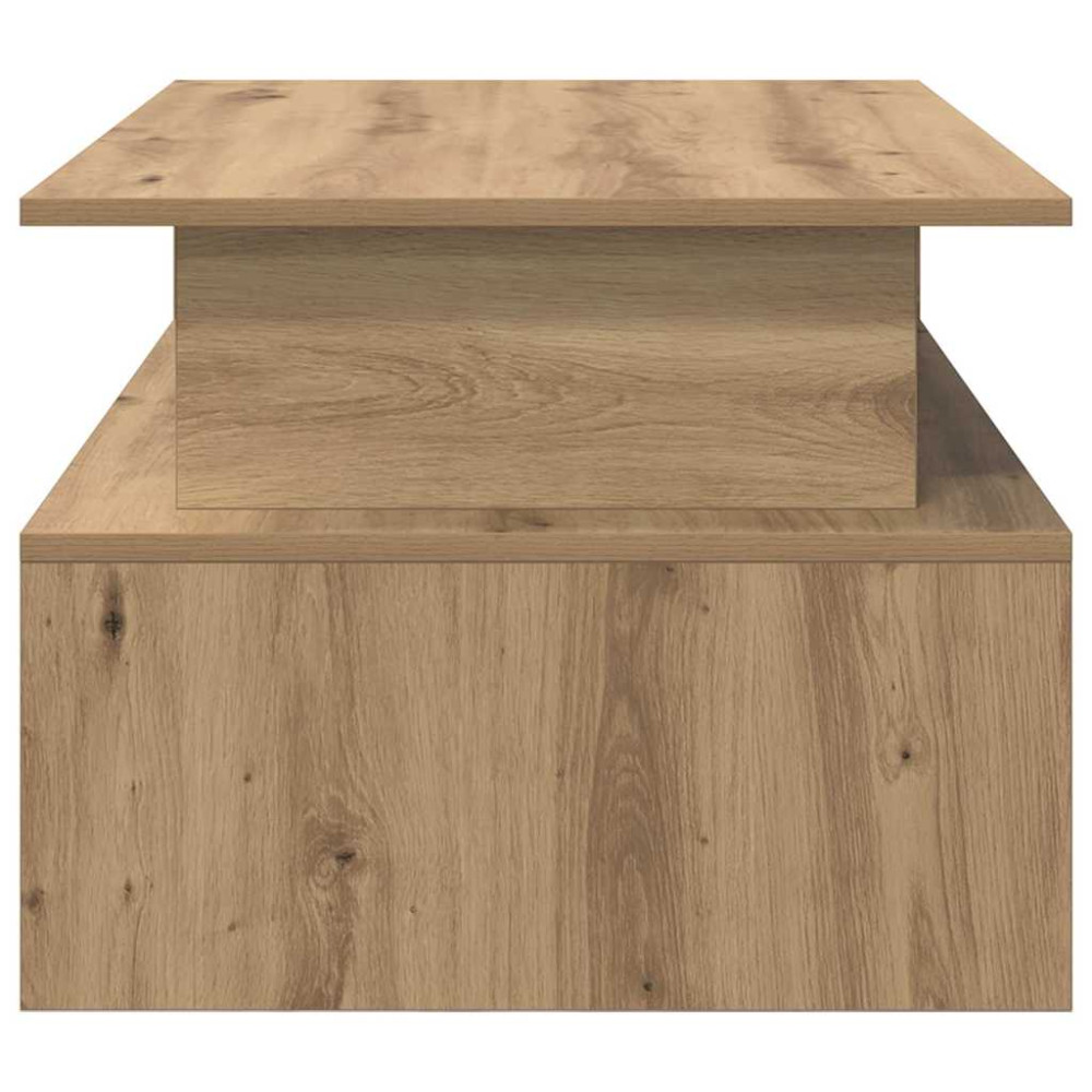 Produktbild för Kaffeebord Artisan Ek 90 x 55 x 42,5 cm Konstruerat trä