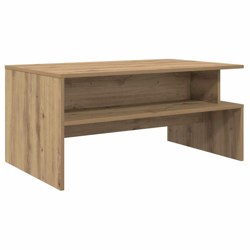 Produktbild för Kaffeebord Artisan Ek 90 x 55 x 42,5 cm Konstruerat trä