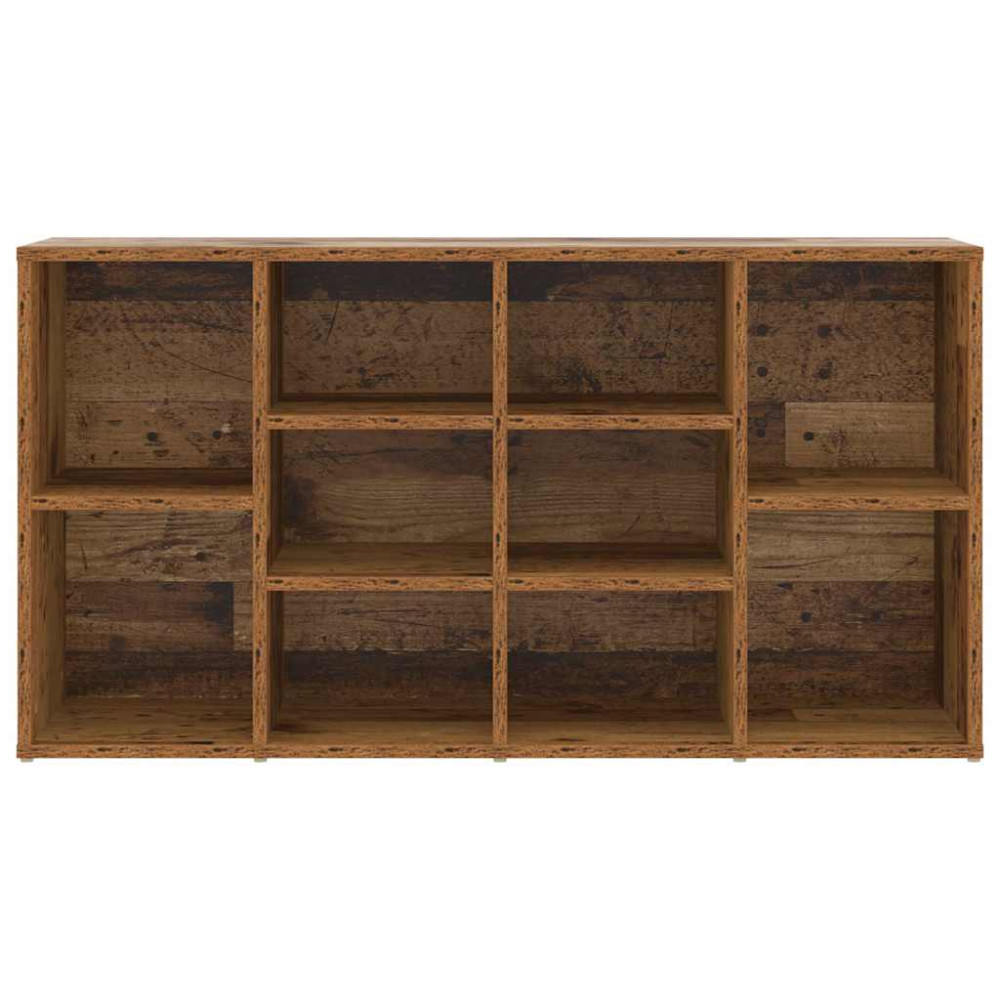 Produktbild för Skobänk Gammalt trä 103 x 30 x 54,5 cm Konstruerat trä