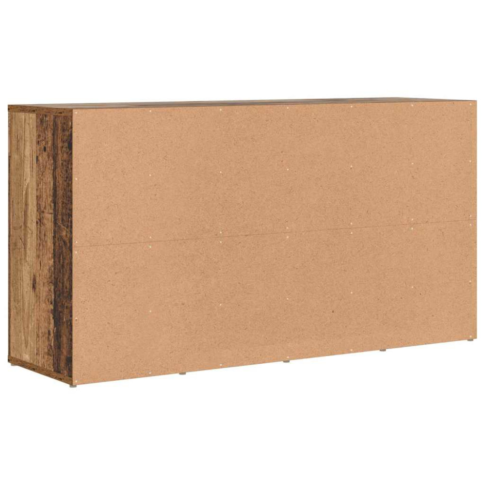 Produktbild för Skobänk Gammalt trä 103 x 30 x 54,5 cm Konstruerat trä