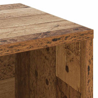 Produktbild för Skobänk Gammalt trä 103 x 30 x 54,5 cm Konstruerat trä