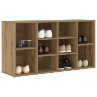 Produktbild för Skobänk med hylla Artisan Ek 103 x 30 x 54,5 cm Konstruerat trä