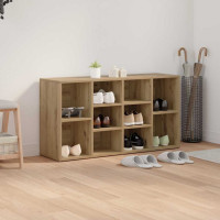 Produktbild för Skobänk med hylla Artisan Ek 103 x 30 x 54,5 cm Konstruerat trä