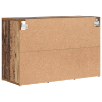 Produktbild för Skoskåp med hylla Gammalt trä 77,5 x 30 x 51 cm Konstruerat trä
