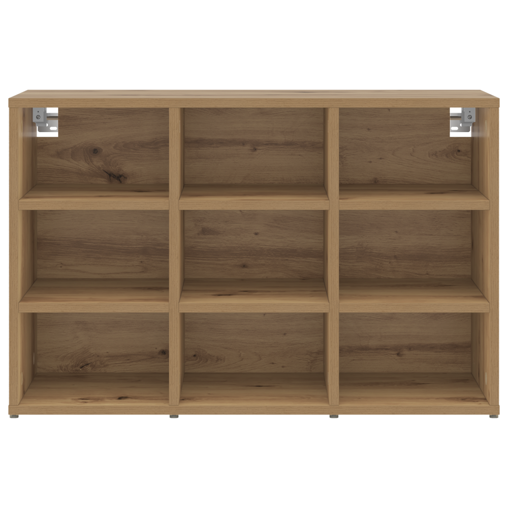 Produktbild för Skoskåp med hylla Artisan Ek 77,5 x 30 x 51 cm Konstruerat trä