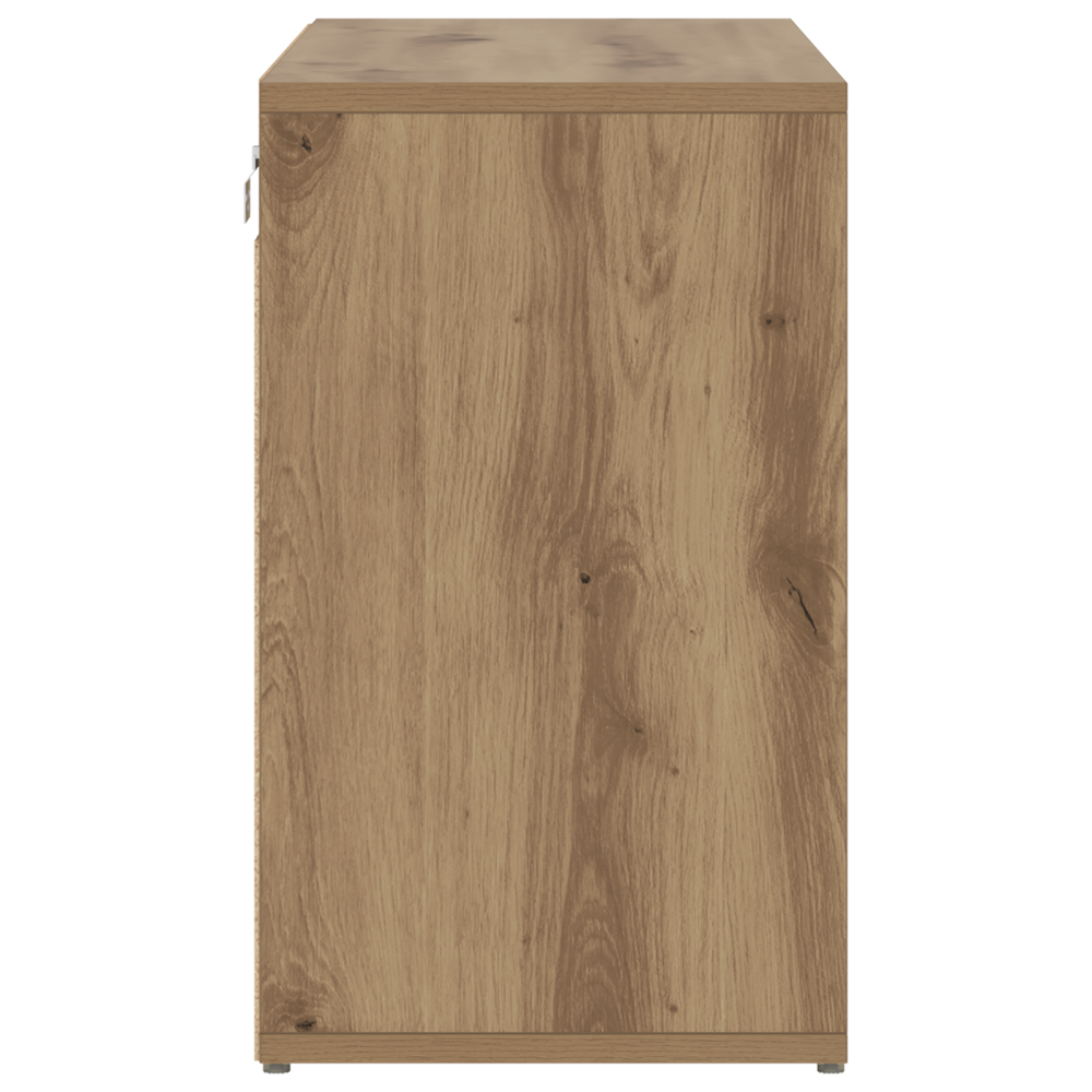 Produktbild för Skoskåp med hylla Artisan Ek 77,5 x 30 x 51 cm Konstruerat trä