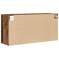 Produktbild för Skoskåp med hylla Gammalt trä 103 x 30 x 51 cm Konstruerat trä