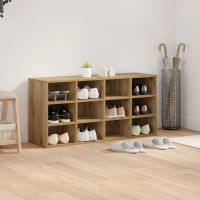 Produktbild för Skoskåp med hylla Artisan Ek 103 x 30 x 51 cm Konstruerat trä