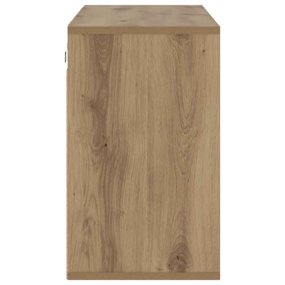 Produktbild för Skoskåp med hylla Artisan Ek 103 x 30 x 51 cm Konstruerat trä