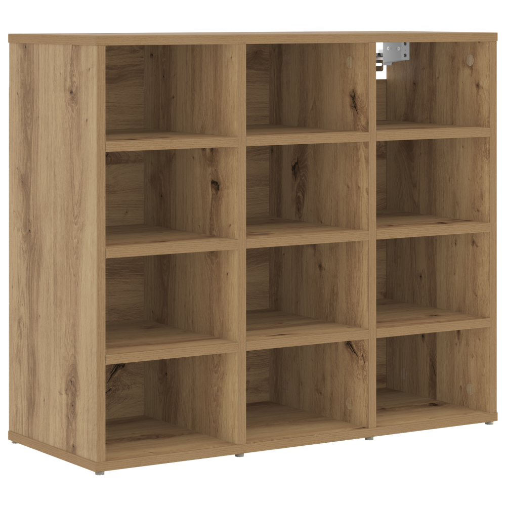 Produktbild för Skoskåp med hylla Artisan Ek 77,5 x 30 x 67 cm Konstruerat trä