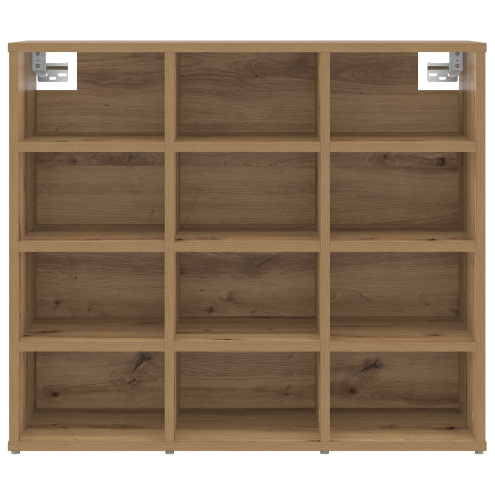 Produktbild för Skoskåp med hylla Artisan Ek 77,5 x 30 x 67 cm Konstruerat trä