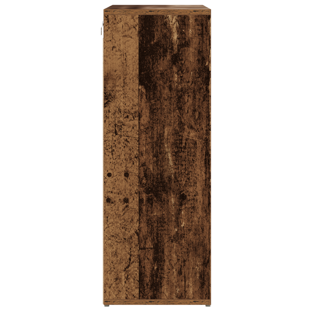 Produktbild för Skoskåp Gammalt trä 77,5 x 30 x 83,5 cm Konstruerat trä