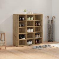 Produktbild för Skoskåp Artisan Ek 77,5 x 30 x 83,5 cm Konstruerat trä