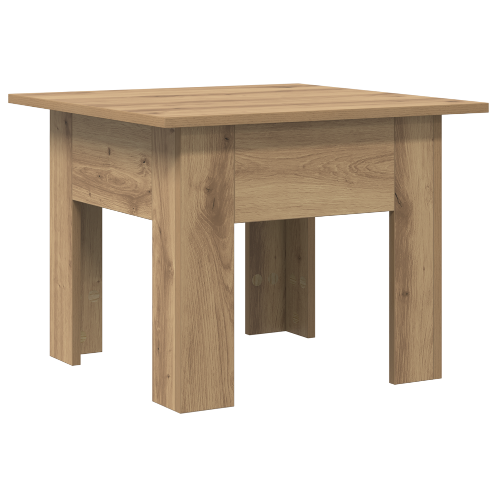 Produktbild för Kaffeebord Artisan Ek 55 x 55 x 42 cm Konstruerat trä