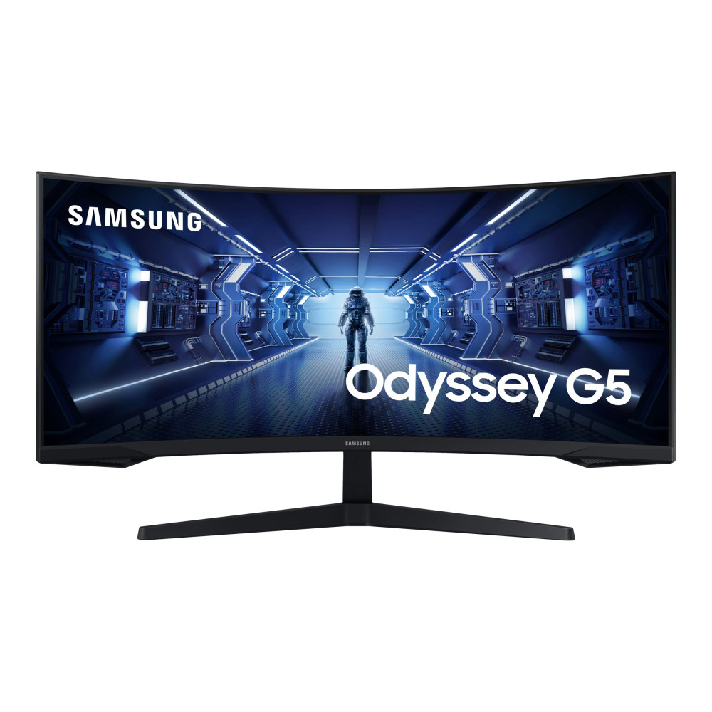 Produktbild för Samsung Odyssey G5 C34G55TWWP - G55T Series - LED-skärm - böjd - 34" - HDR