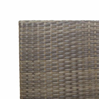 Produktbild för Trädgårds stapelbara stolar 4 pcs Grå och Brun 54 x 56 x 90 cm