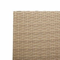 Produktbild för Trädgårds stapelbara stolar 4 pcs Kräm och brun 54 x 56 x 90 cm