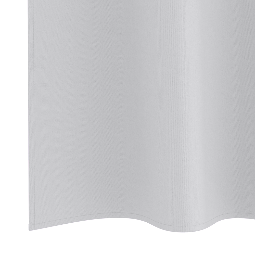 Produktbild för Mörkläggningsgardiner med Ringar 2 pcs Ljusgrå 260 x 140 cm
