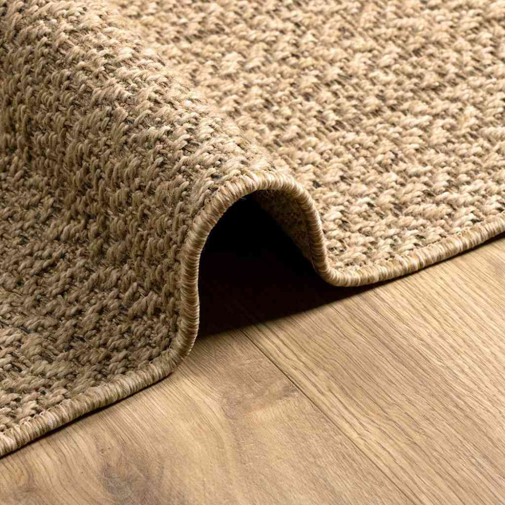 Produktbild för Matta ZIZUR Brun 170 x 120 cm Polypropylen