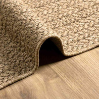 Produktbild för Matta ZIZUR Brun 170 x 120 cm Polypropylen