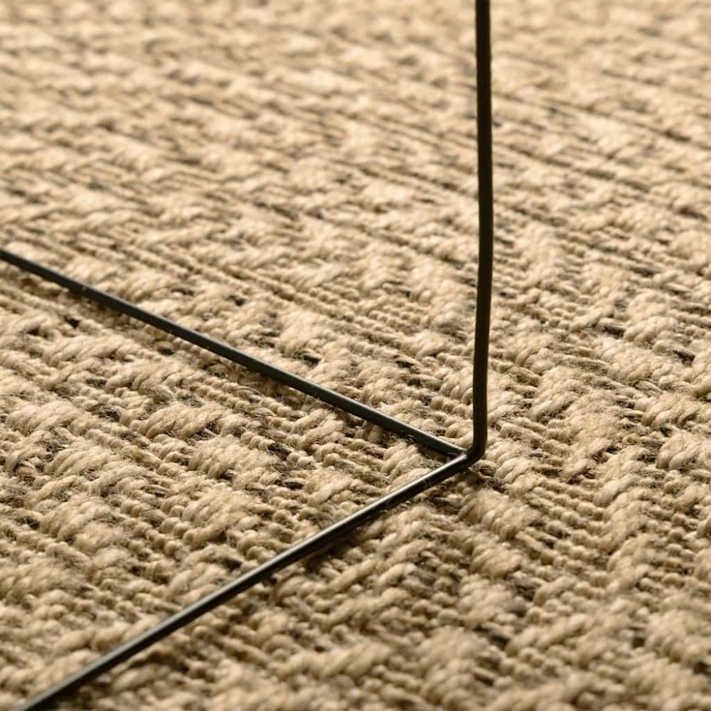 Produktbild för Matta ZIZUR Brun 170 x 120 cm Polypropylen