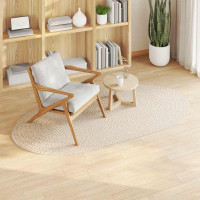 Produktbild för Matta ZIZUR Kräm 200 x 100 cm Polypropylen