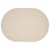 Produktbild för Matta ZIZUR Kräm 170 x 120 cm Polypropylen