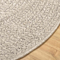 Produktbild för Matta ZIZUR Kräm 170 x 120 cm Polypropylen