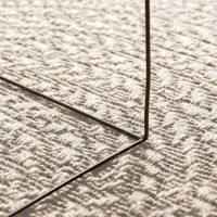 Produktbild för Matta ZIZUR Kräm 170 x 120 cm Polypropylen