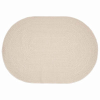 Produktbild för Matta ZIZUR Kräm 200 x 140 cm Polypropylen